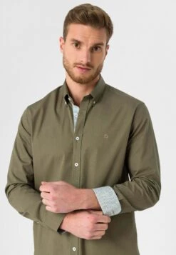 Camisa - Khaki -Blends Moda Tienda ac129dd7c37c40caa699d72766a45796