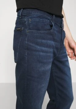 7 For All Mankind Slimmy Luxe Performance - Vaqueros Rectos - Dark Blue -Blends Moda Tienda b31d0a76ace94a2ab86bb6de47941e0d