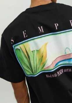 Jack & Jones Camiseta Estampada - Black 12 Jack & Jones Camiseta Estampada - Black -Blends Moda Tienda b4c5117e0c444734883ccf06a7cbd1c4