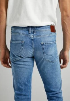 Pepe Jeans Finsbury - Vaqueros Slim Fit - Denim -Blends Moda Tienda b53e7a35d9a44f88a28817cd0c14be3f