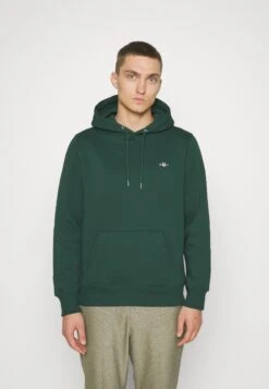 Gant Shield Hoodie - Jersey Con Capucha - Tartan Green -Blends Moda Tienda b62a117f93a841c2b75fc9cfc34616dc
