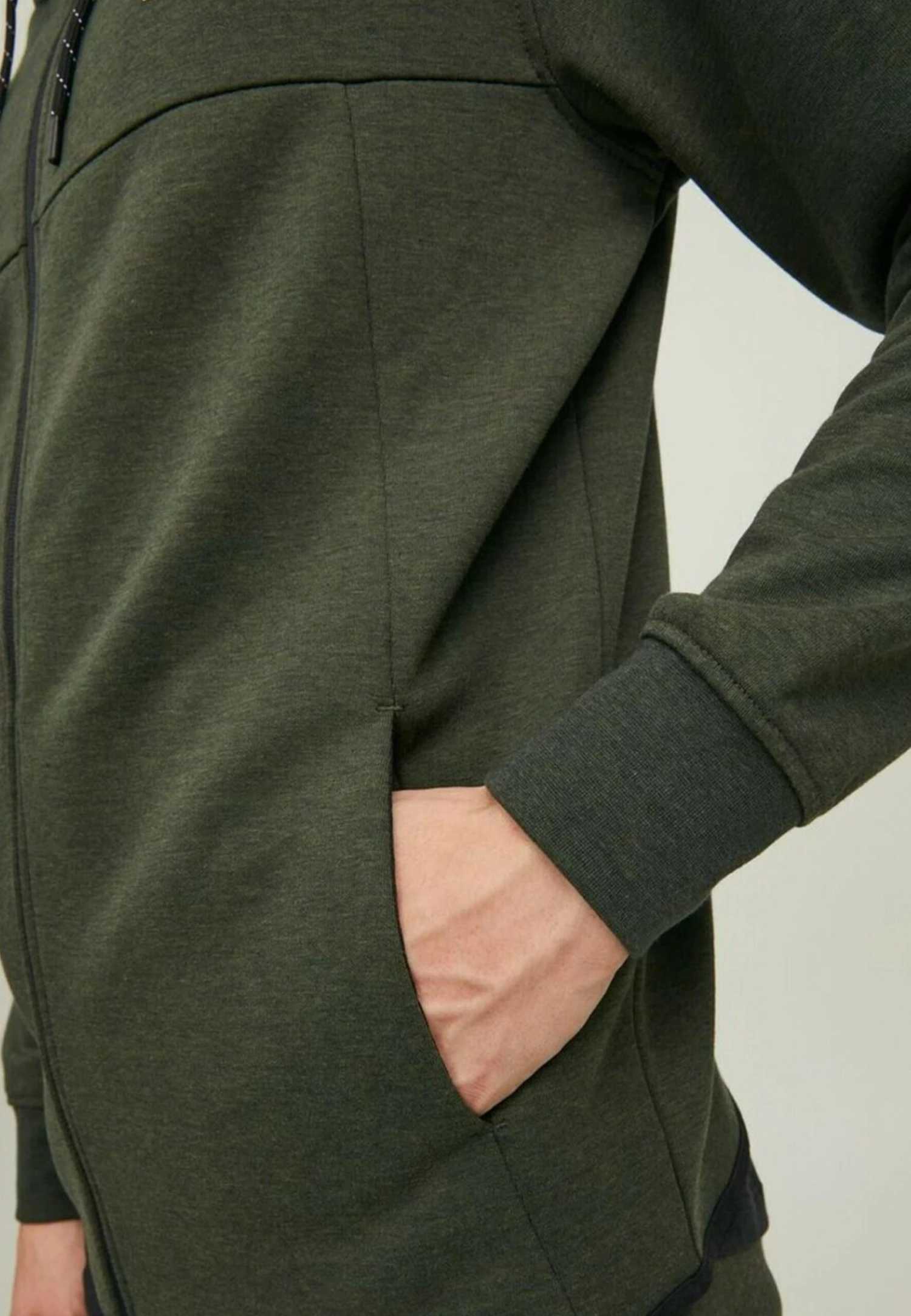 Jack & Jones Jjcoair Hoodie- Sudadera Con Cremallera - Green 5 Jack & Jones Jjcoair Hoodie- Sudadera Con Cremallera - Green - Imagen 5