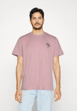 Tom Tailor Structured - Camiseta Estampada - Morning Pink