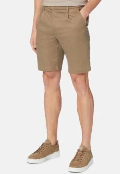 Stretch And Bermuda Co - Shorts - Taupe