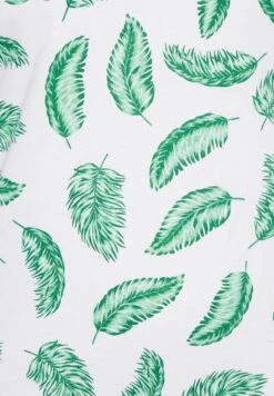 Leaf Print - Top - Green -Blends Moda Tienda bb2d147c4dca45fd874857a47801ab7f