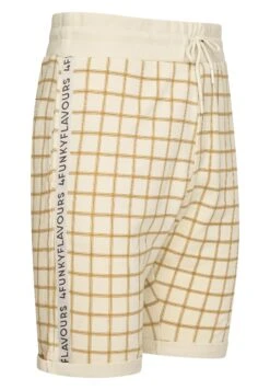 Touch Of Class -With Checkered Pattern - Shorts - Offwhite 11 Touch Of Class -With Checkered Pattern - Shorts - Offwhite -Blends Moda Tienda bed2e81f94e04cfc8e5afc842f4b6c91