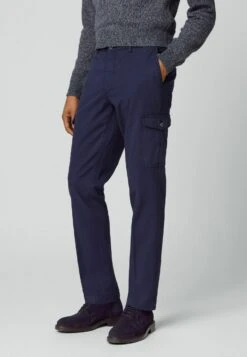 Hackett London Texstretch - Pantalones Cargo - Navy Blazer