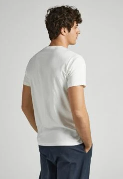 Pepe Jeans Wyatt - Camiseta Estampada - Off White -Blends Moda Tienda c252a42c47674f9fb7d202df14944d40
