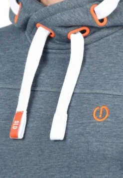 Solid Sdbenjamin Hood - Jersey Con Capucha - Grey/Blue -Blends Moda Tienda c3130b85bddd46ab999e19a36936de47