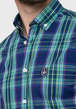 Clásica Cuadro Tartán - Camisa - Azul Marino 8 Clásica Cuadro Tartán - Camisa - Azul Marino -Blends Moda Tienda c475a238cb024e17956b723fd33dcfa1