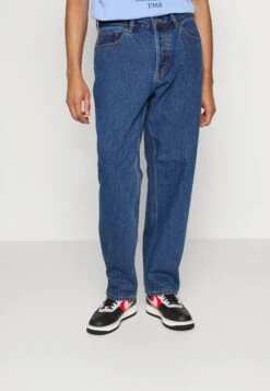 Obey Clothing Hardwork - Vaqueros Rectos - Stone Wash Indigo