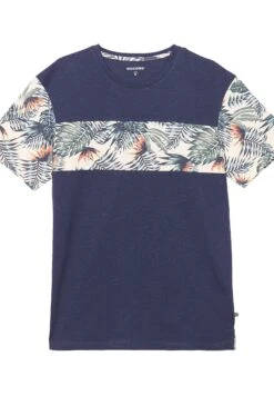Mit Kurzen Ärmeln - Camiseta Estampada - Bleu -Blends Moda Tienda c6845f1d49e54832b51642f0497e67f5