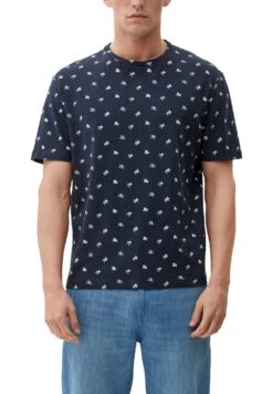 S.Oliver Mit Allover - Camiseta Estampada - Navy -Blends Moda Tienda c7f4f10343e74f8e9f14eb252ed21865