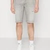 Denham Razor - Shorts Vaqueros - Grey Denim