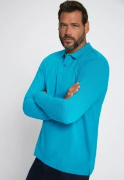 JP1880 Basic- Polo - Dunkles Türkis