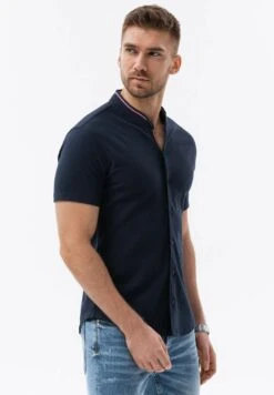 Short-Sleeved - Camisa - Blue Navy 9 Short-Sleeved - Camisa - Blue Navy -Blends Moda Tienda cc08b7ad87034071a59e7b96481de18d