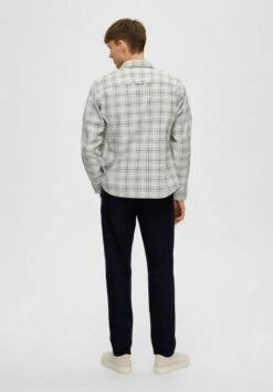 Selected Homme Slhloosefinn Overshirt - Camisa - Egret -Blends Moda Tienda cfa509a9e5744ffe9219b651f426dbed