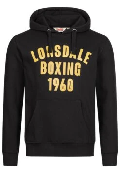 Lonsdale Buckhaven - Jersey Con Capucha - Black Yellow
