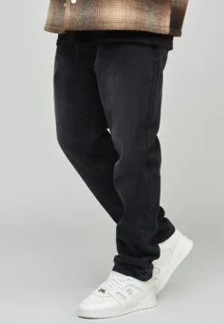 SikSilk Straight Leg - Vaqueros Boyfriend - Black