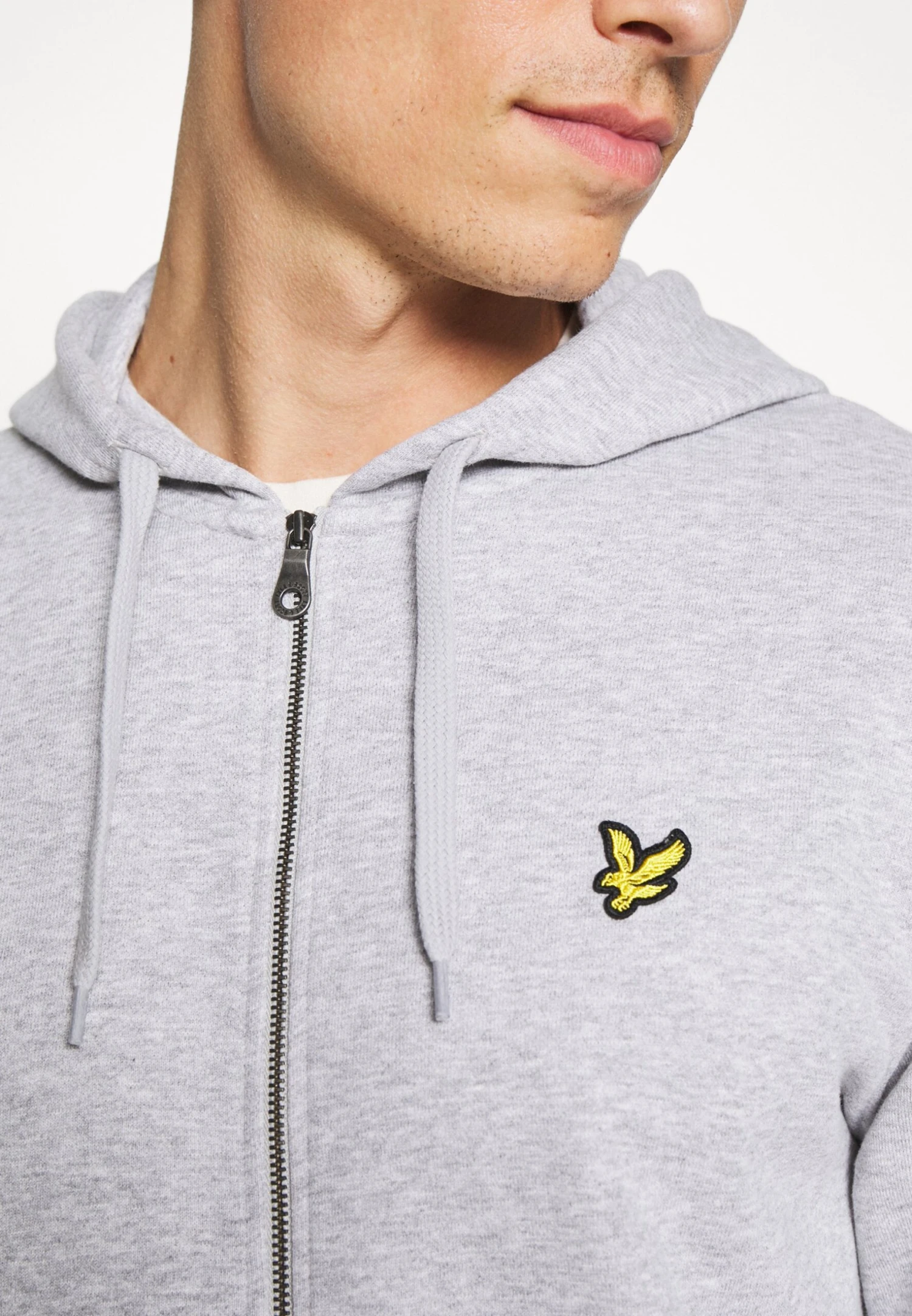 Lyle & Scott Zip Through Hoodie - Sudadera Con Cremallera - Light Grey Marl 6 Lyle & Scott Zip Through Hoodie - Sudadera Con Cremallera - Light Grey Marl - Imagen 6