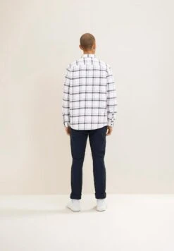 Tom Tailor Camisa - Off White Colorful Check -Blends Moda Tienda d4b896e708794a41ae2b3255ab5d2d8c