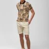 Touch Of Class -With Checkered Pattern - Shorts - Offwhite