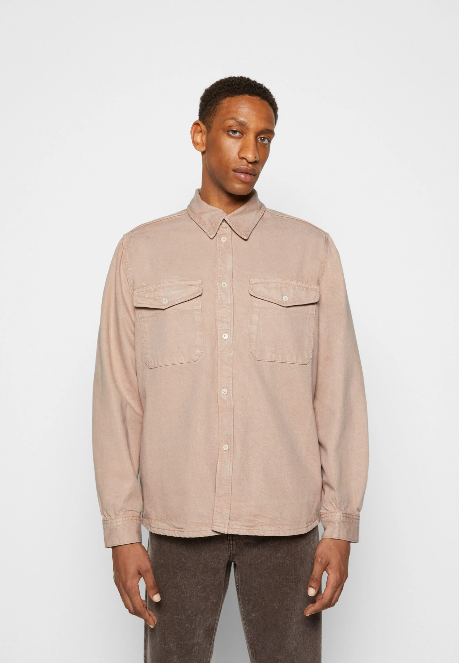 Selected Homme Loose Shirt - Camisa - Fawn 3 Selected Homme Loose Shirt - Camisa - Fawn - Imagen 3