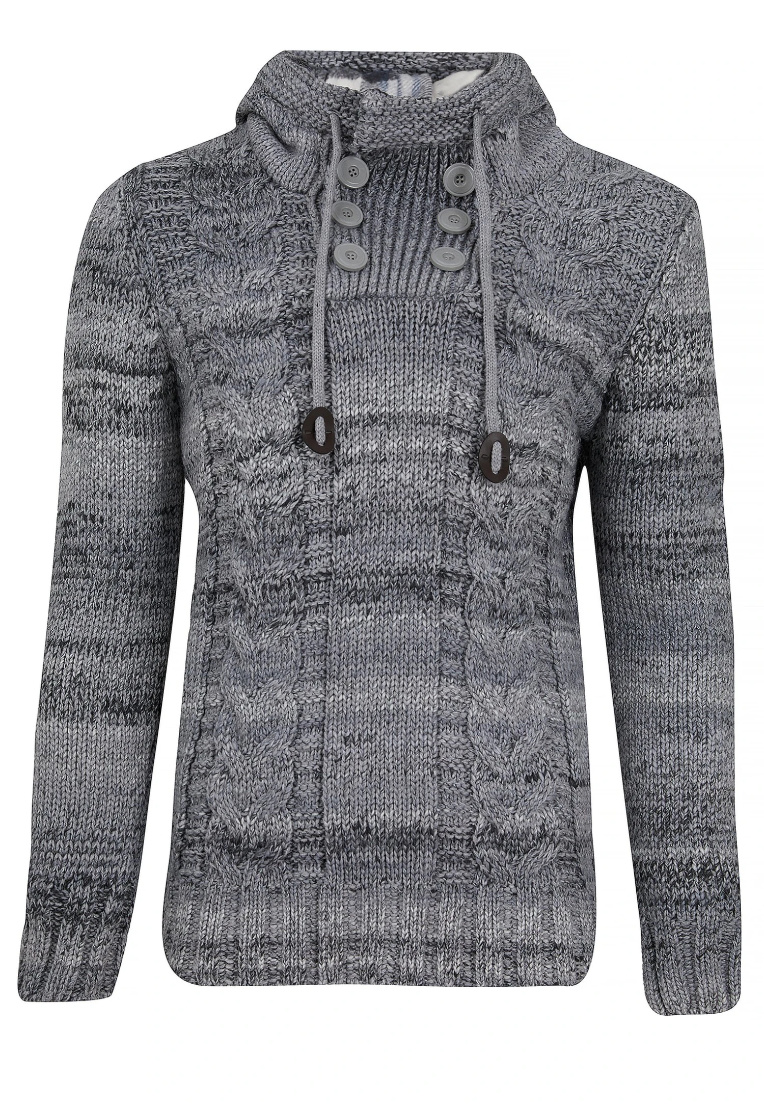 Mit Kapuze - Jersey Con Capucha - Grau 6 Mit Kapuze - Jersey Con Capucha - Grau - Imagen 6