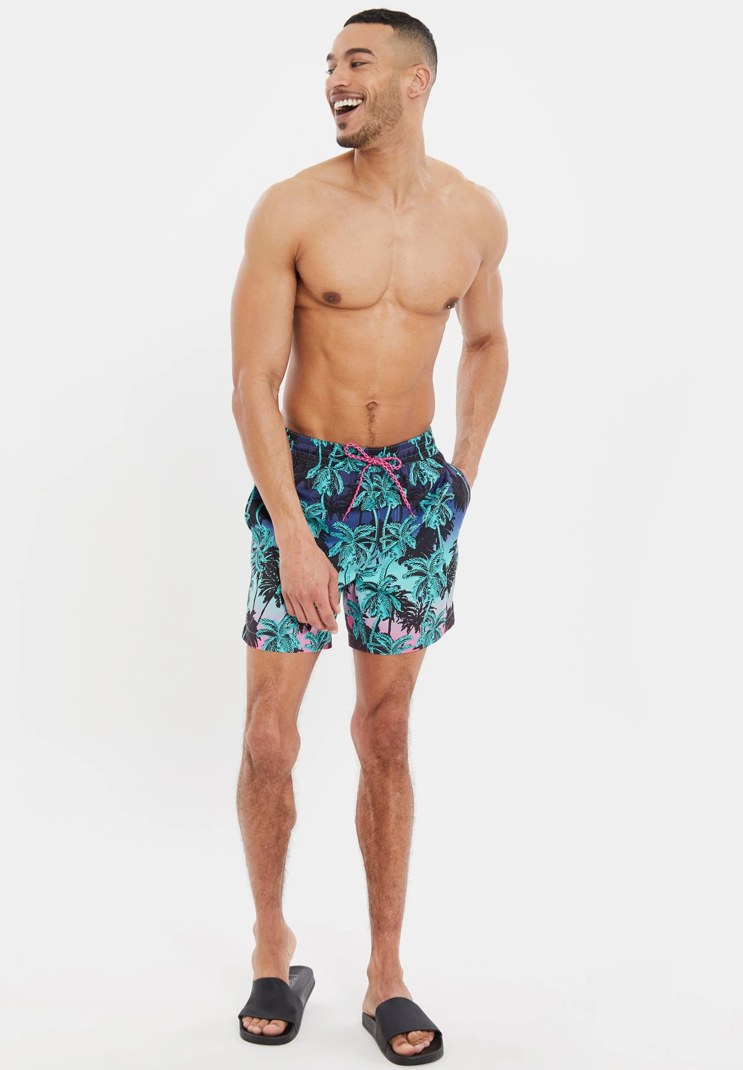 Threadbare ThbFern - Bañador - Black Mix 2 Threadbare ThbFern - Bañador - Black Mix - Imagen 2