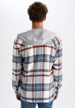 DeFacto Regular Fit - Camisa - Indigo -Blends Moda Tienda dd673dbc0438494891bed031dd407f53