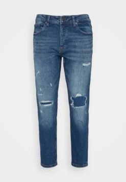 Only & Sons Onsavi Crop - Vaqueros Tapered - Dark Blue Denim -Blends Moda Tienda de2ac5875af341f8a3899264e9949ccd