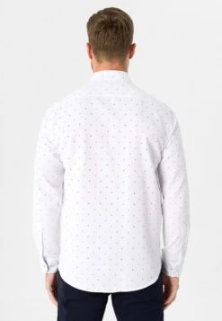 Camisa - White/Baby Blue -Blends Moda Tienda def5ef29396c40cb9947fb8acda4cbcb