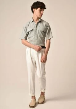 Short Sleeve- Camisa - Grey 13 Short Sleeve- Camisa - Grey -Blends Moda Tienda e7f3f830c40e4c8d9c0bf8f317de1547