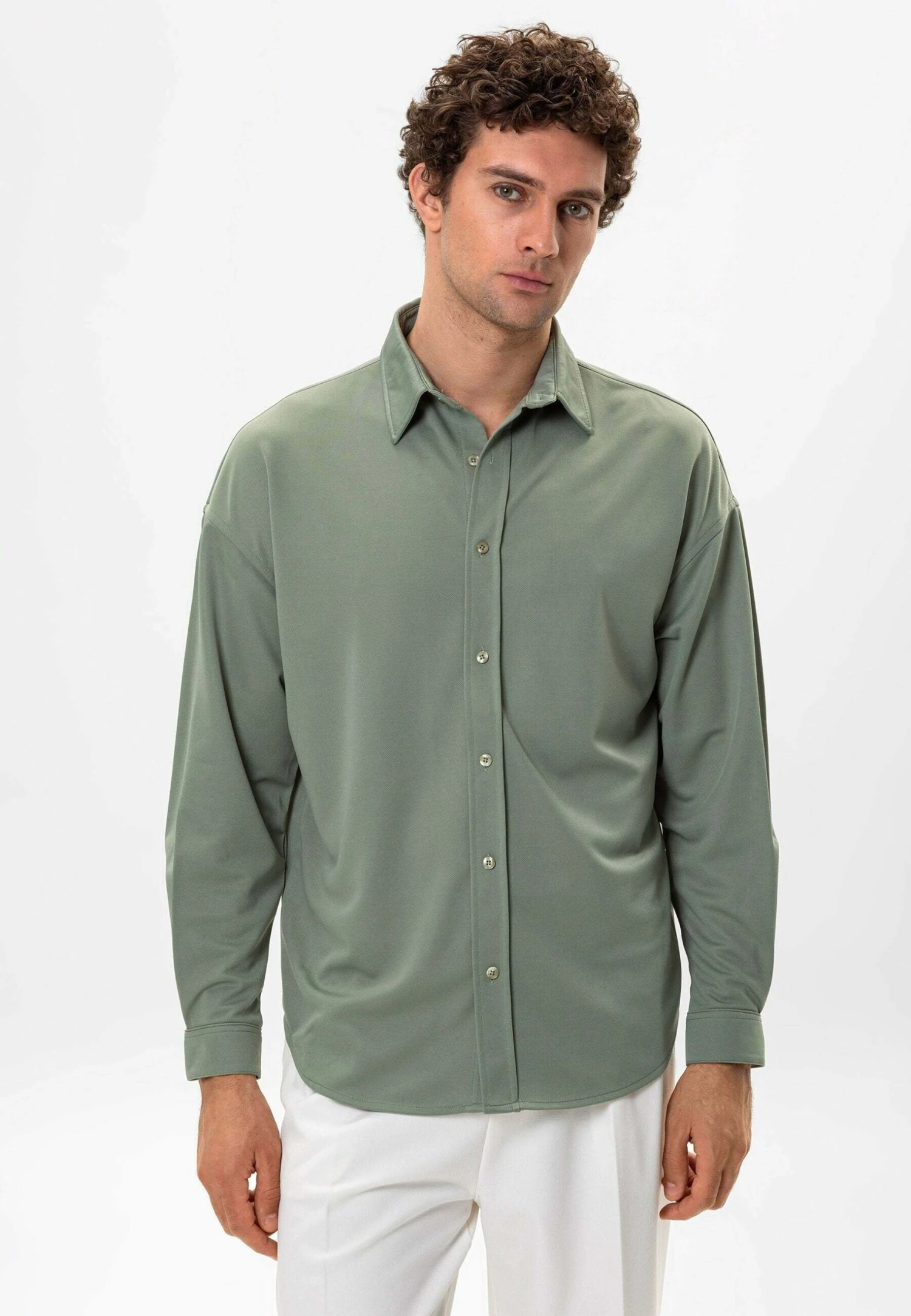 Camisa - Light Khaki 1 Camisa - Light Khaki