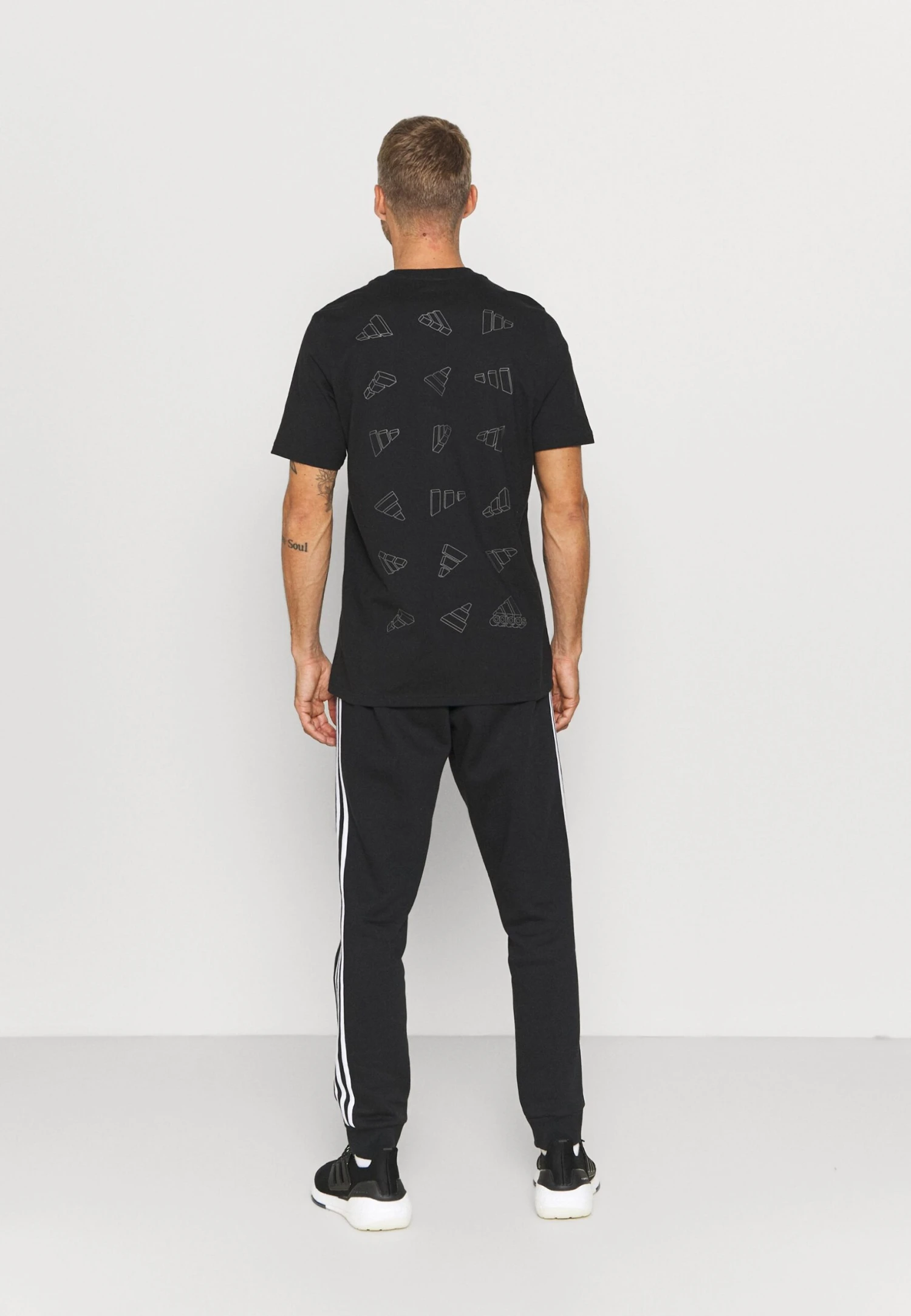 Adidas Sportswear Pantalones Deportivos - Black/White 3 Adidas Sportswear Pantalones Deportivos - Black/White - Imagen 3