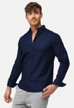 Indicode Jeans Langarm Kepner - Camisa - Navy 6 Indicode Jeans Langarm Kepner - Camisa - Navy -Blends Moda Tienda ec738a817fe8453893f9cbf17c964f5c