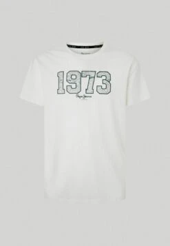 Pepe Jeans Wyatt - Camiseta Estampada - Off White -Blends Moda Tienda edce460dc9e6499baf4acdebc54a8be2