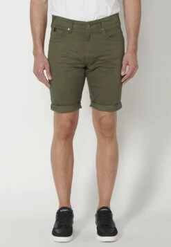 Koroshi Stretch Stret - Shorts Vaqueros - Verde Green
