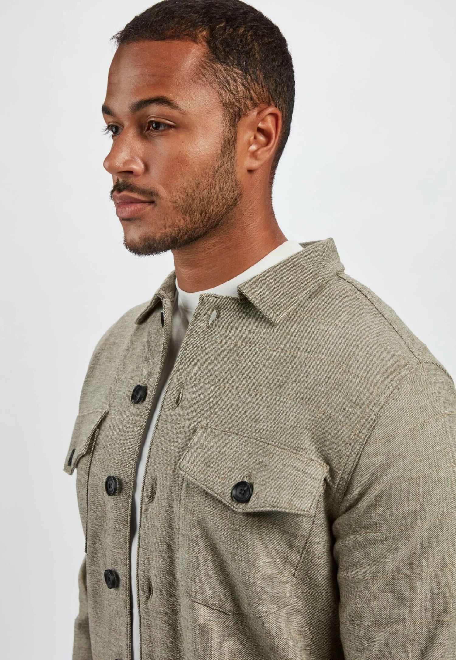 Gabba Clipper Grid- Camisa - Deep Lichen Green 4 Gabba Clipper Grid- Camisa - Deep Lichen Green - Imagen 4