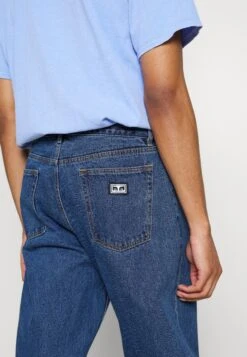 Obey Clothing Hardwork - Vaqueros Rectos - Stone Wash Indigo -Blends Moda Tienda f2854ac0f3274c6babfe1abe3110d7f7