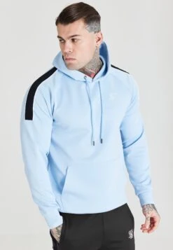 SikSilk Tape Shoulder - Jersey Con Capucha - Blue