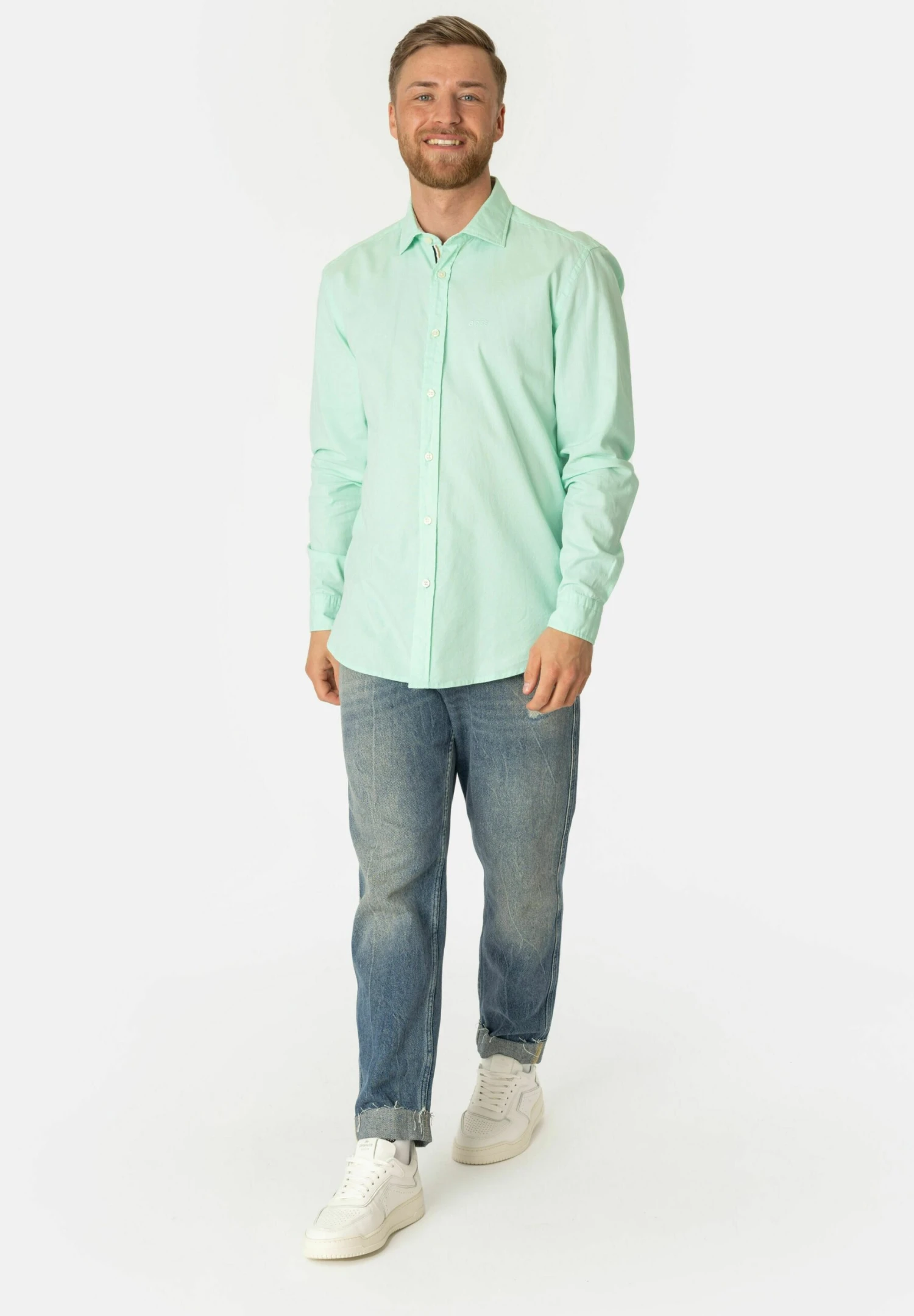 Boss Leo - Camisa - Hellgrün 2 Boss Leo - Camisa - Hellgrün - Imagen 2