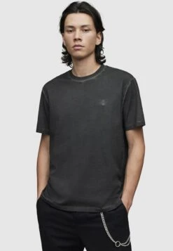 AllSaints Fulton Ss Crew - Camiseta Básica - Black
