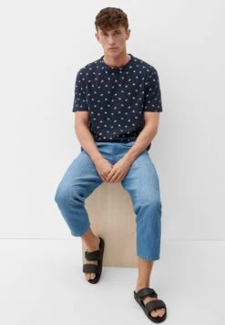 S.Oliver Mit Allover - Camiseta Estampada - Navy -Blends Moda Tienda f9c75c921c724b08b92f3d491fe34631