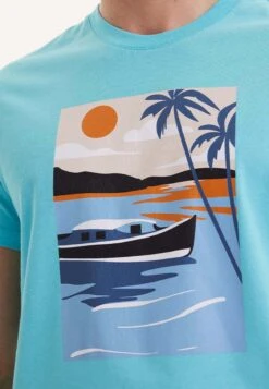 View Boat - Camiseta Estampada - Blue Curacao -Blends Moda Tienda fb581f96083e475395e41ef124cac01d