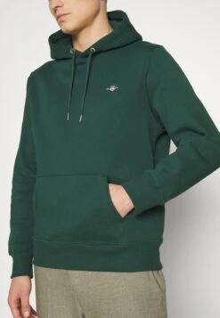 Gant Shield Hoodie - Jersey Con Capucha - Tartan Green -Blends Moda Tienda ffa019ebd0c14a7e8bcfe993addfefff